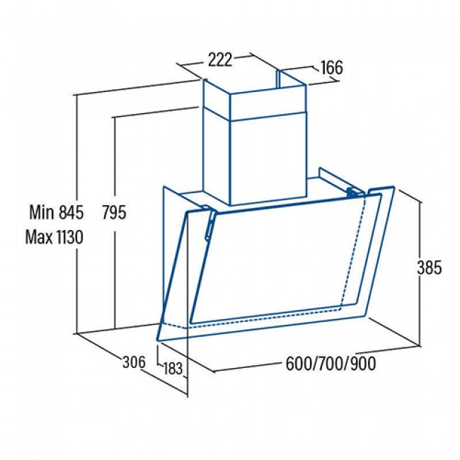 Вытяжка CATA AG6-A600 XGBK