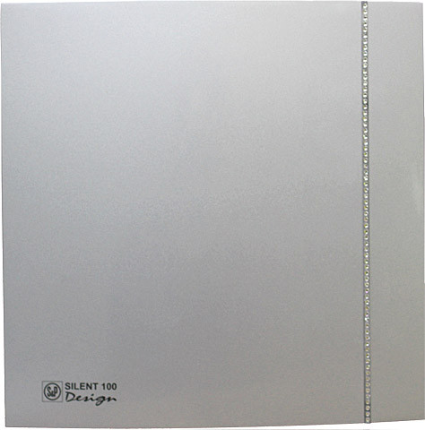 Вытяжная вентиляция Soler & Palau Silent-100 CZ Silver Design Swarowski [5210622400]