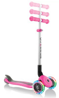 Самокат Globber Primo Foldable Lights розовый (432-110)