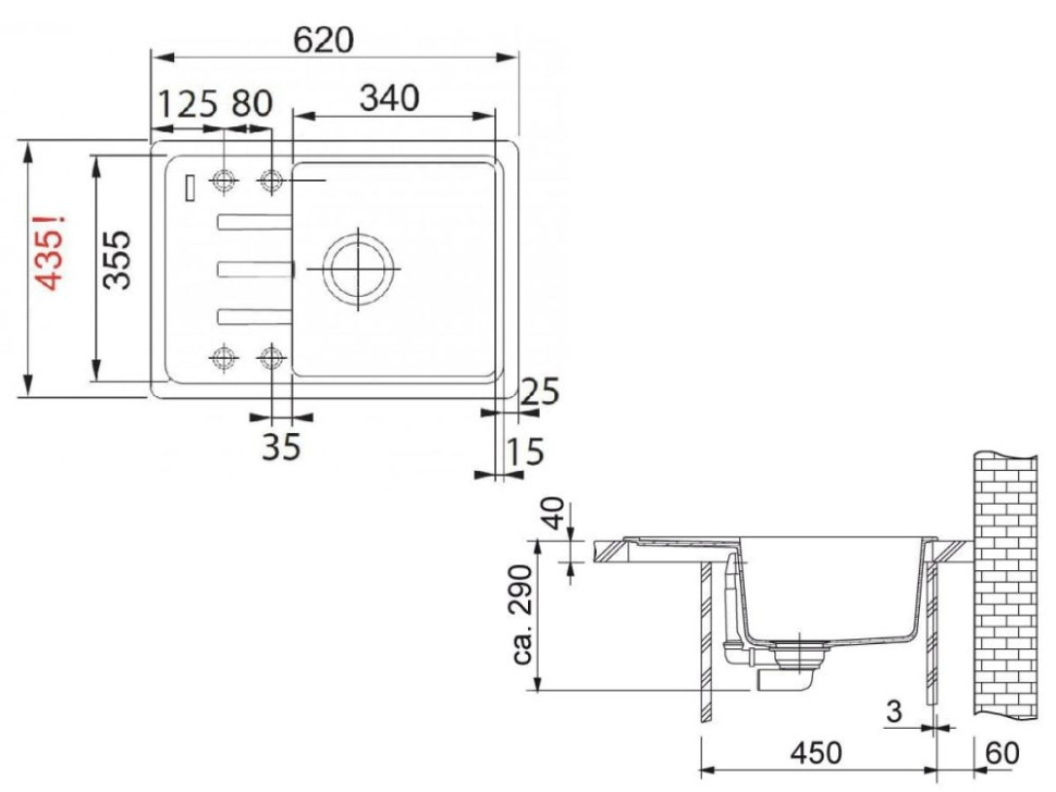 Кухонная мойка Franke Malta BSG 611-62 (серый камень)
