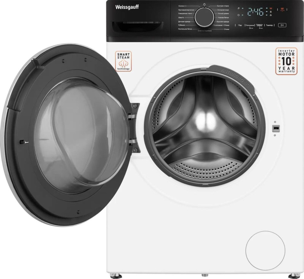 Стиральная машина Weissgauff WM 4627 Touch Inverter Steam