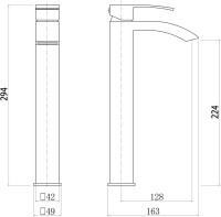 Смеситель Fashun A51218-21