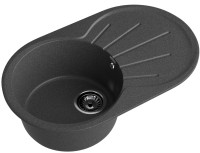 Кухонная мойка GranFest GF-R750L (графит)