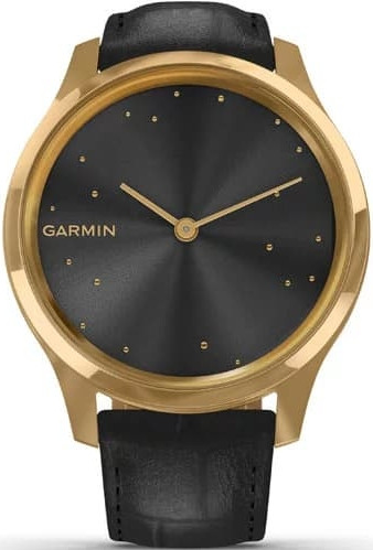 Гибридные умные часы Garmin Vivomove Luxe (золотистый/черный)