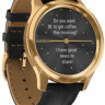 Гибридные умные часы Garmin Vivomove Luxe (золотистый/черный)