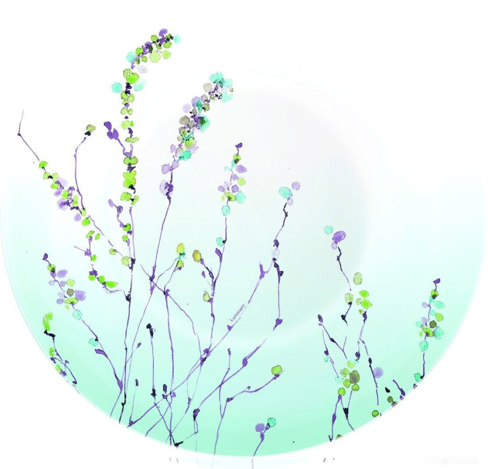 Набор тарелок Luminarc Simply Trompette Turquoise V2715 (44 пр)