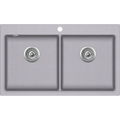 Кухонная мойка AquaSanita Magna SQM 200 202 AW alumetallic