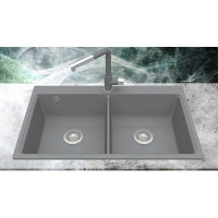 Кухонная мойка AquaSanita Magna SQM 200 202 AW alumetallic