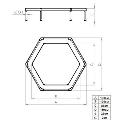 Батут Leco-IT Home 120 см