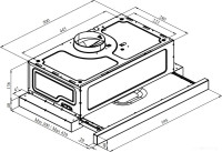 Вытяжка Konigin Pixel 60 (нержавеющая сталь)