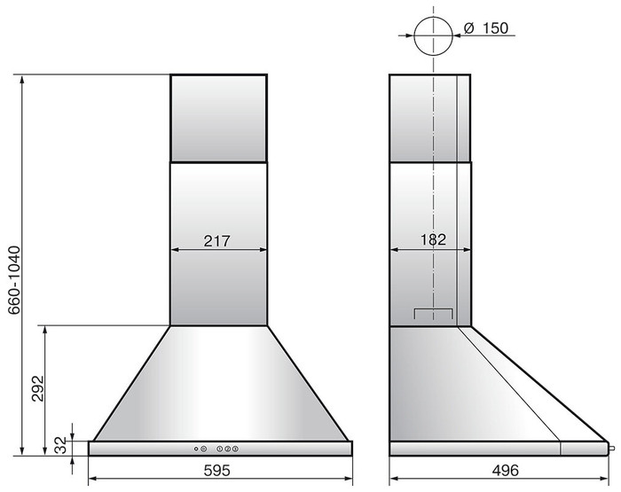 Вытяжка Elikor Сигма 90П-650-К3Д (молоко/бронза)