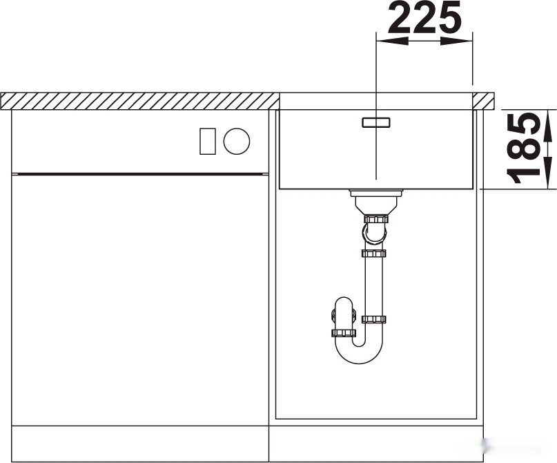 Кухонная мойка Blanco Solis 450-U 526120 (полированная)