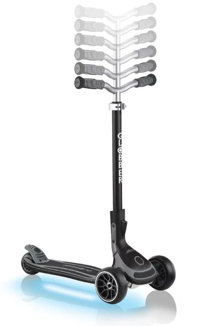 Самокат Globber Ultimum Lights серый (613-120) подсветка деки