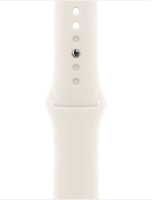 Умные часы Apple Watch SE 3 40 мм (алюминиевый корпус, звездный свет/звездный свет, спортивный силиконовый ремешок S/M)