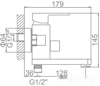 Смеситель Ledeme L3233B