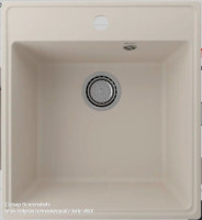Кухонная мойка Ulgran Quartz Forte 460-02 (лен)