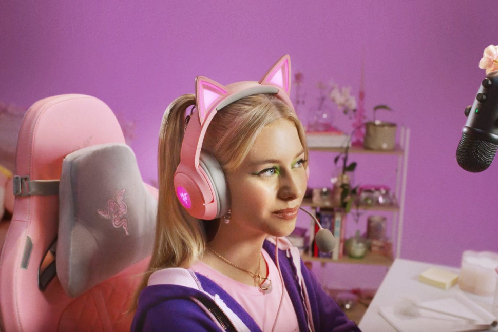Наушники RAZER Kraken Kitty V2 (розовый)