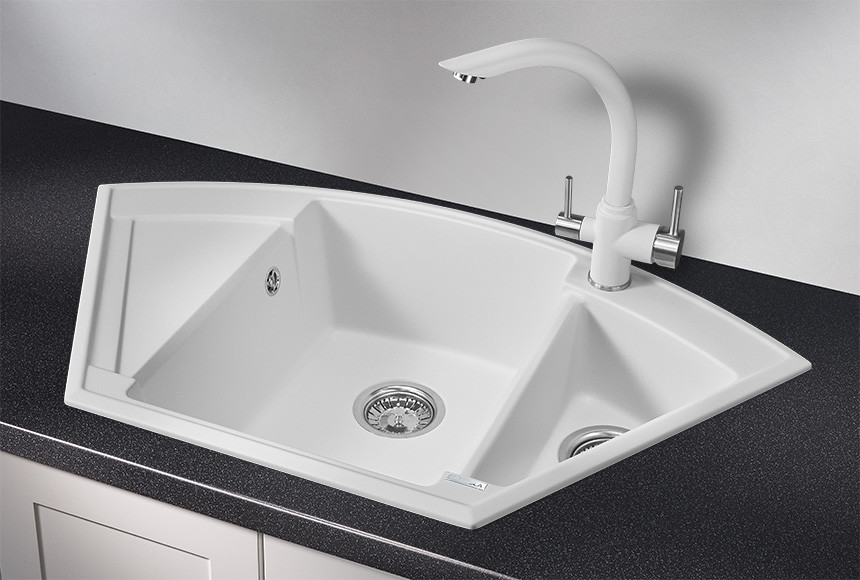 Кухонная мойка Granula GR-9001 (арктик)