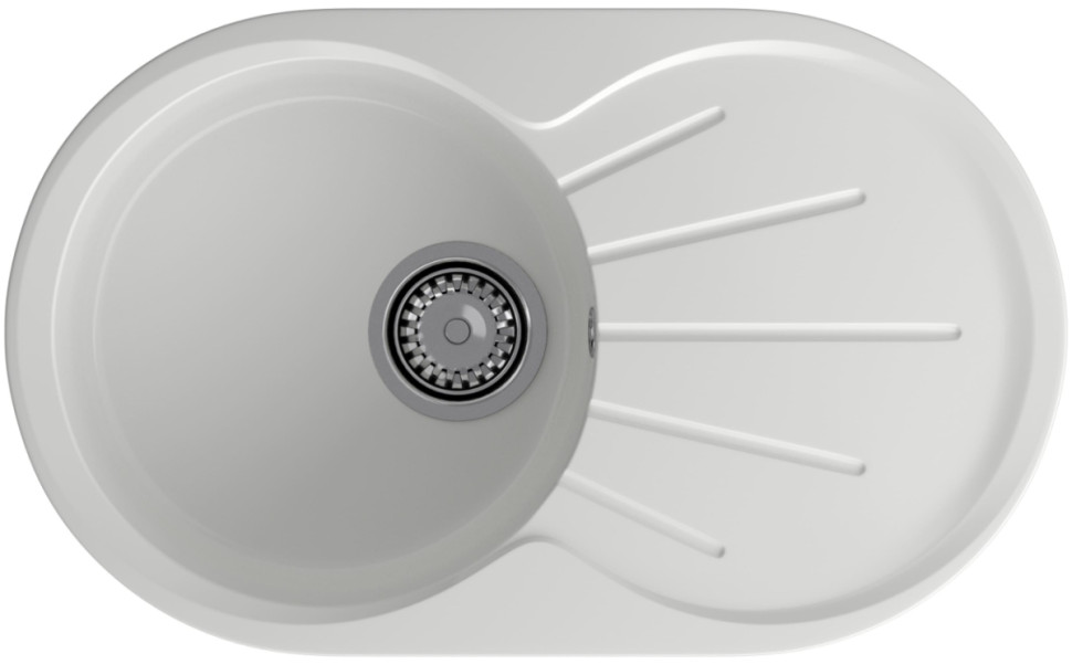 Кухонная мойка GranFest GF-R750L (иней)