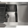 Кухонная мойка Stellar Decor S6550NB-L-D (нано черный)
