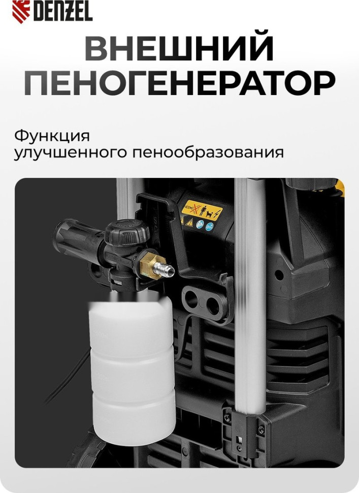 Мойка высокого давления Denzel R-180iD