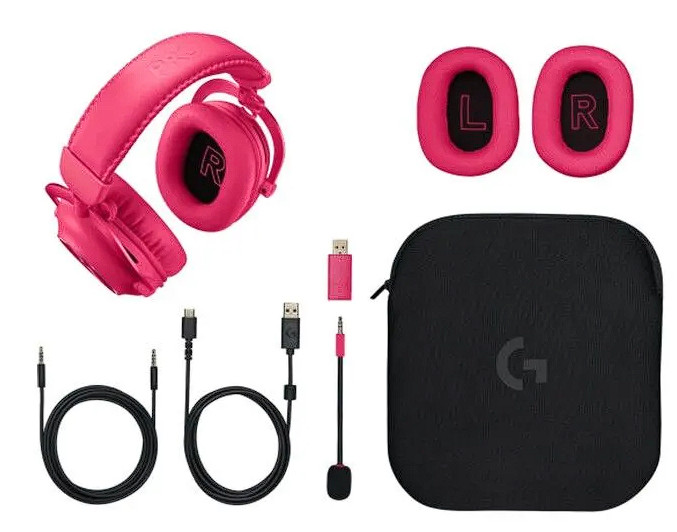 Наушники Logitech G Pro X 2 Lightspeed (розовый)