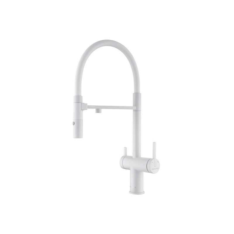Смеситель Paulmark Gravity Gr213888-WH (белый/белый матовый)