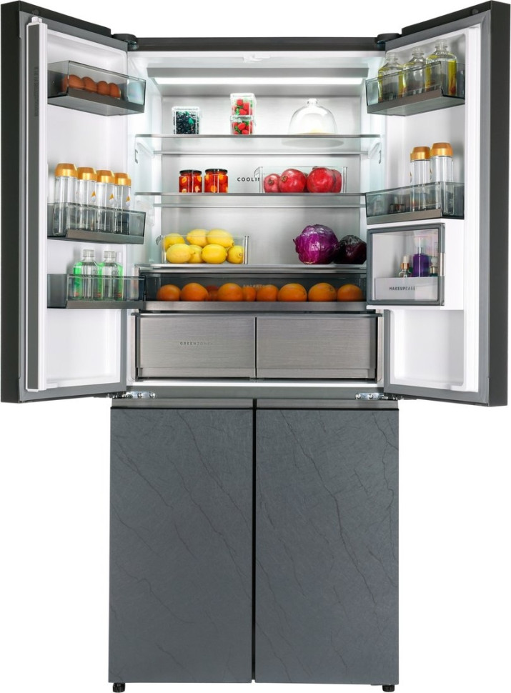 Четырёхдверный холодильник HIBERG RFQ 610G GS Inverter