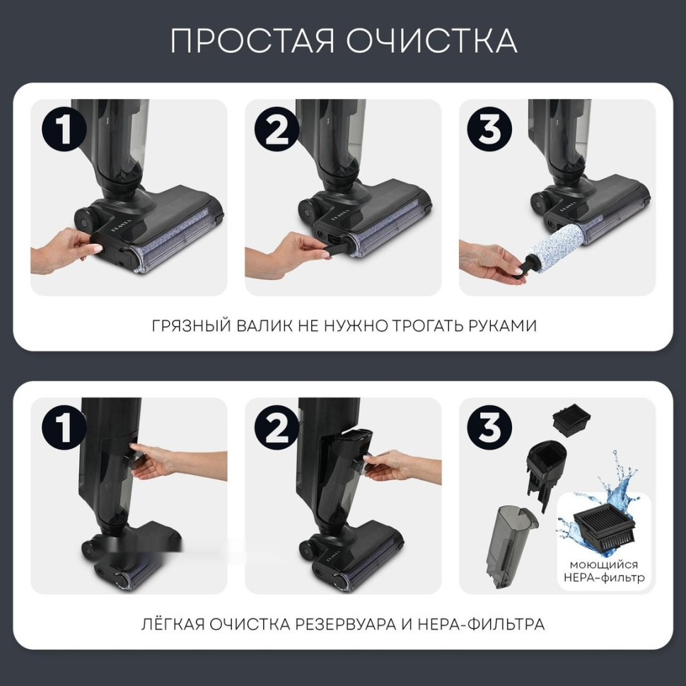 Вертикальный моющий пылесос PLANTA PL-CW202