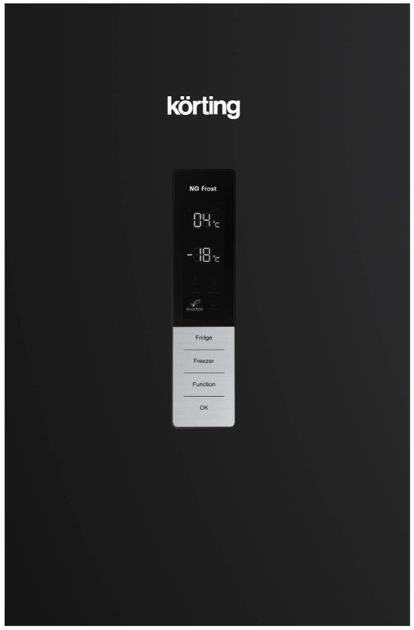 Холодильник с морозильником Korting KNFC 62370 N