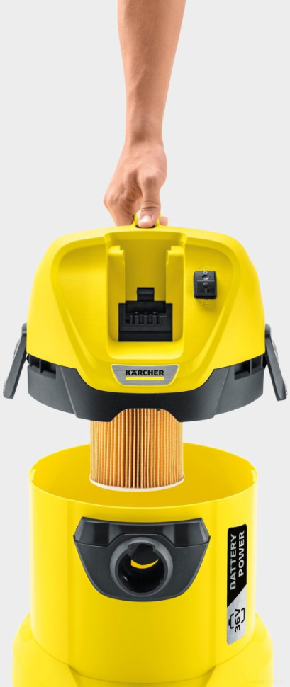 Пылесос Karcher WD 3 Battery 1.629-910.0