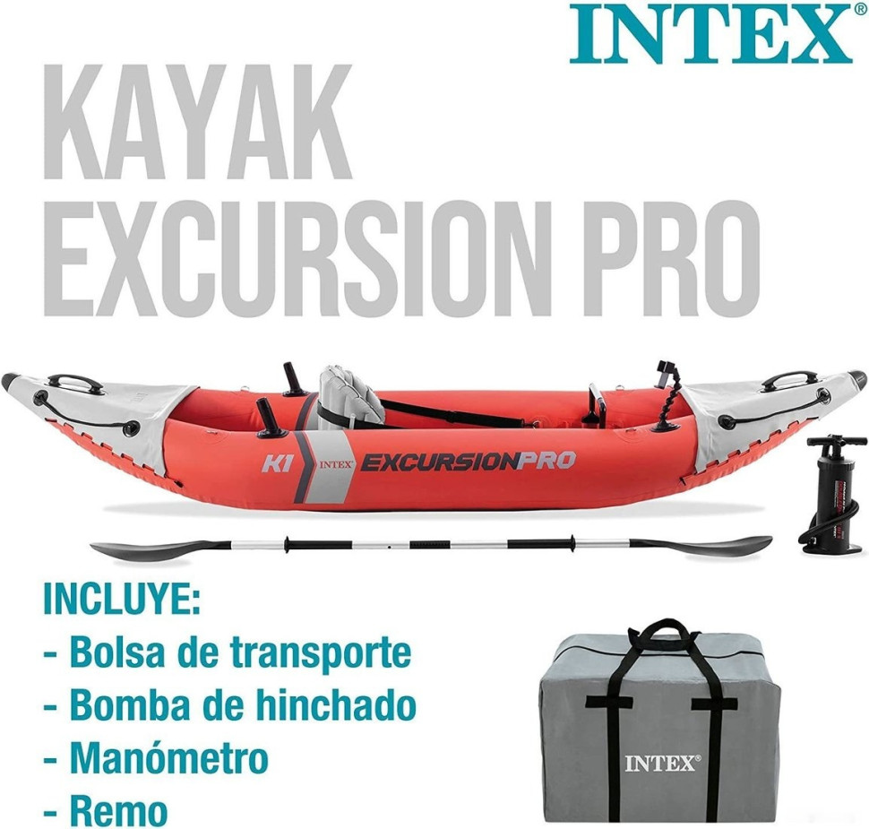 Надувная лодка INTEX Excursion Pro K1 Kayak