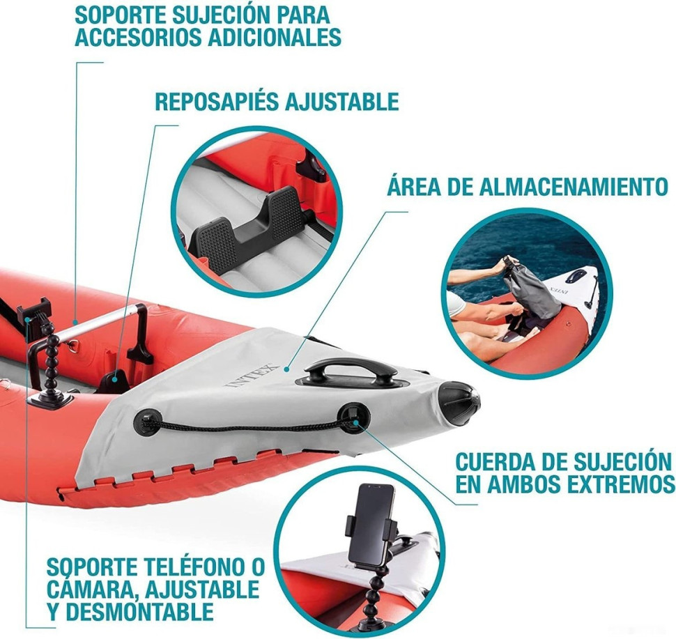Надувная лодка INTEX Excursion Pro K1 Kayak