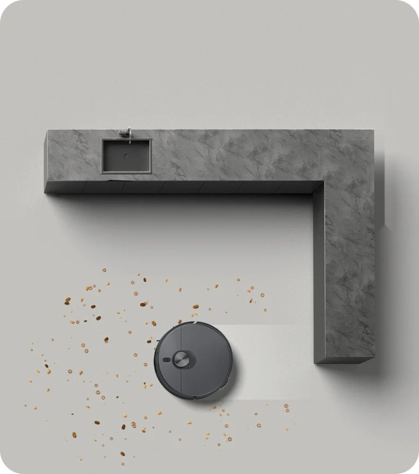 Робот-пылесос Xiaomi Robot Vacuum X20 Max D109GL (евровилка, черный)