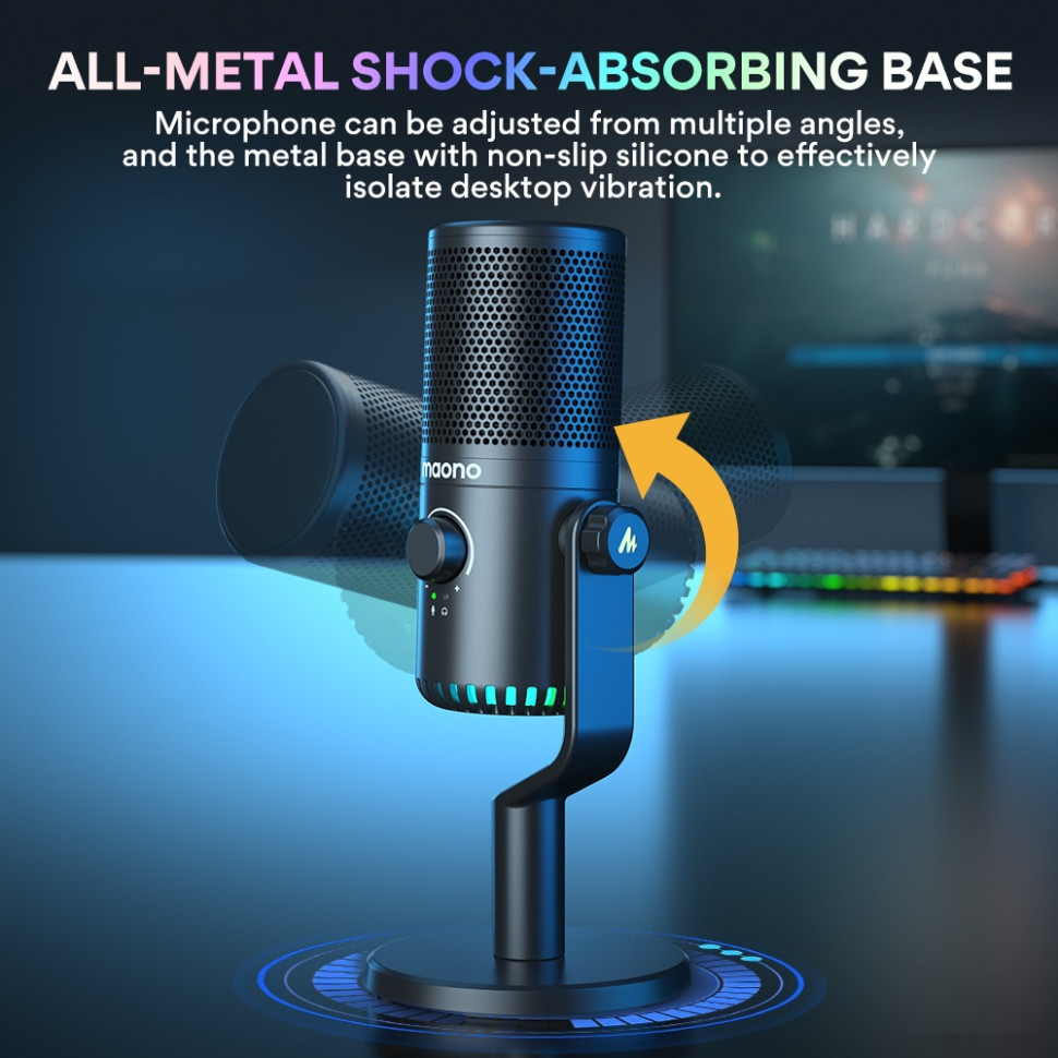 Проводной микрофон Maono DM30 (черный)