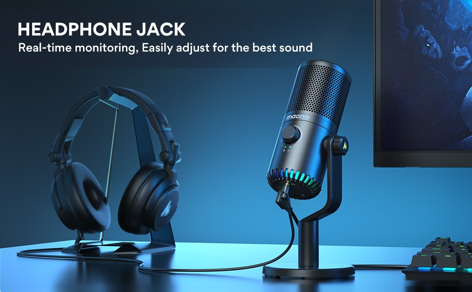 Проводной микрофон Maono DM30 (черный)