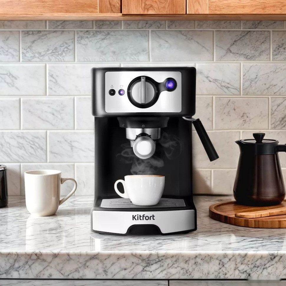 Рожковая кофеварка Kitfort KT-7195