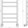 Полотенцесушитель Сунержа Аксиома-20 80x40 00662-8040