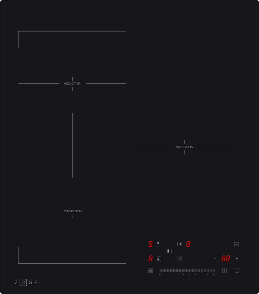 Варочная панель ZUGEL ZIH454B