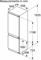 Встраиваемый холодильник Bosch KIN96VFD0