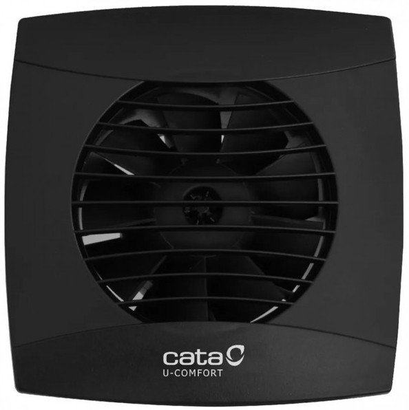 Осевой вентилятор CATA UC-10 Timer Hygro (черный)