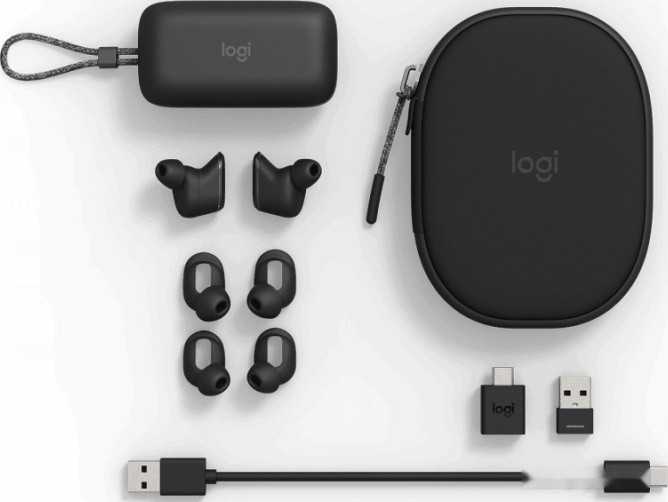 Наушники Logitech Zone True Wireless (графит)