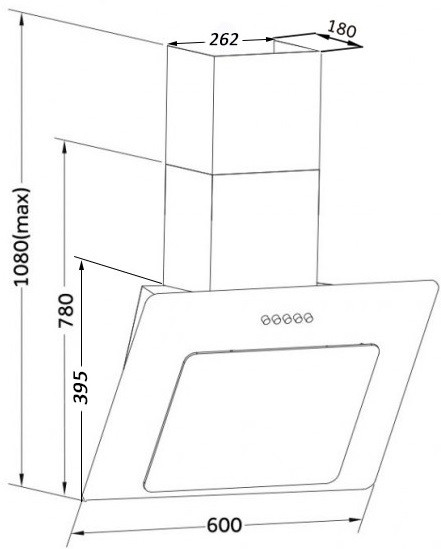 Вытяжка Germes Baden 60 (белый)