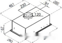 Вытяжка Maunfeld Crosby Singl 5028 (нержавеющая сталь)