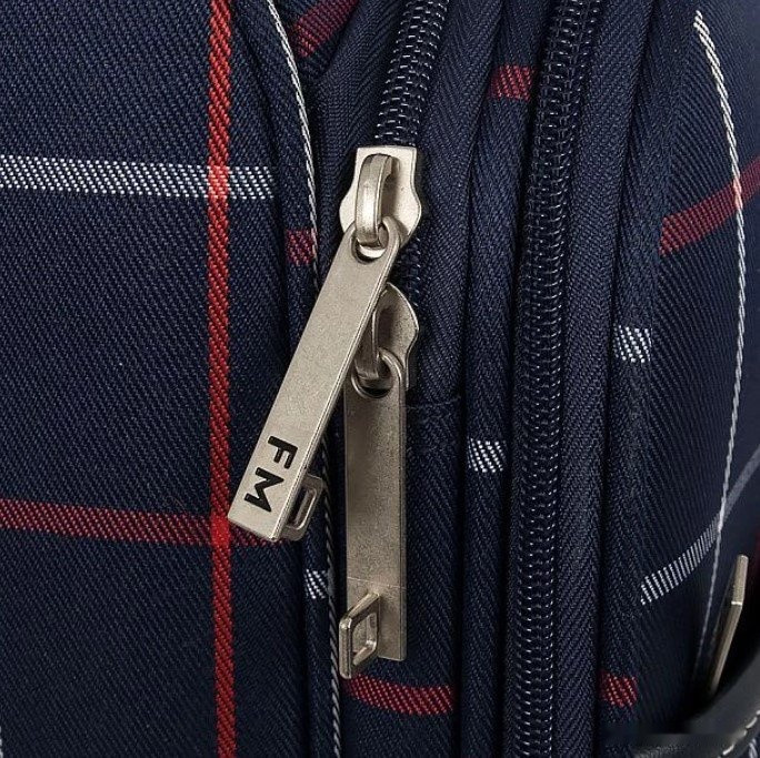 Чемодан-спиннер Francesco Molinary 219-MD1094-4-22NAV (синий)