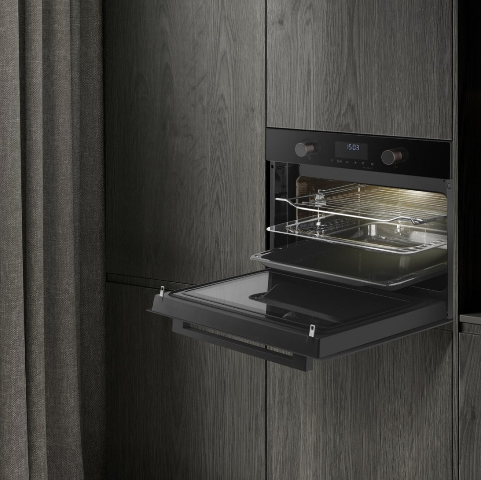 Духовой шкаф Weissgauff OE 4551 DB Black Edition