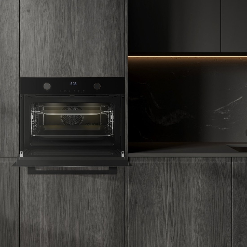Духовой шкаф Weissgauff OE 4551 DB Black Edition