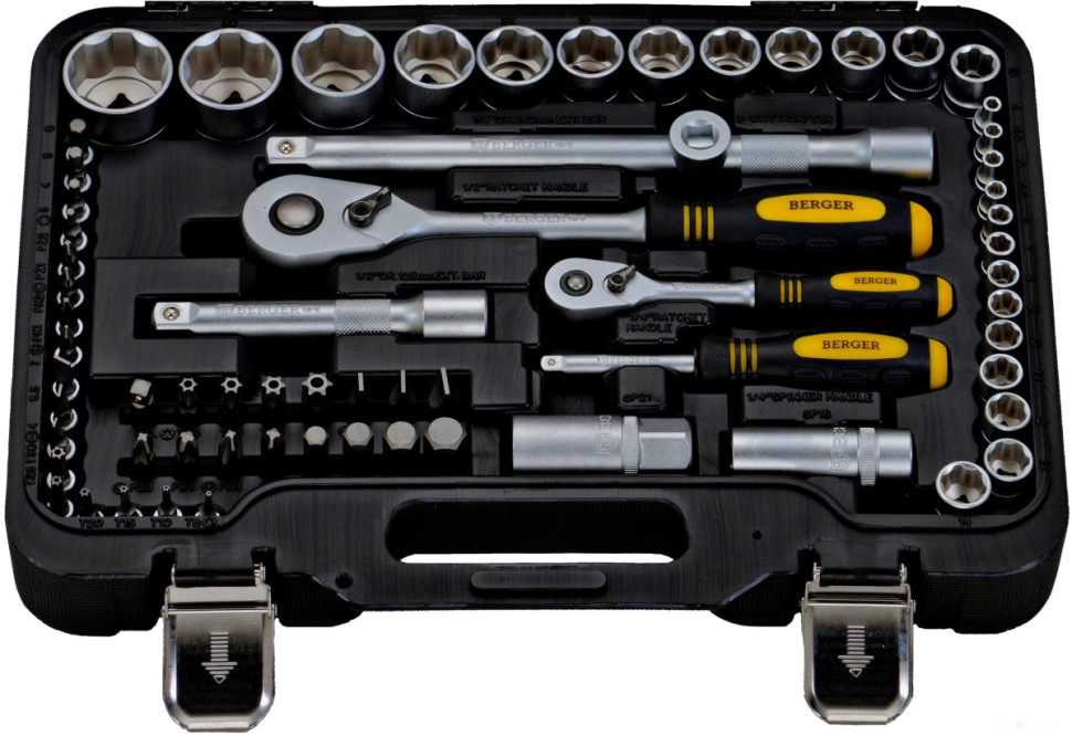 Универсальный набор инструментов Berger BG082-1214 (82 предмета)