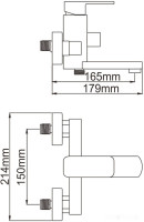 Смеситель Ledeme L73233