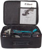 Угловая шлифмашина BORT BWS-18Li-125 (с 2-мя АКБ)